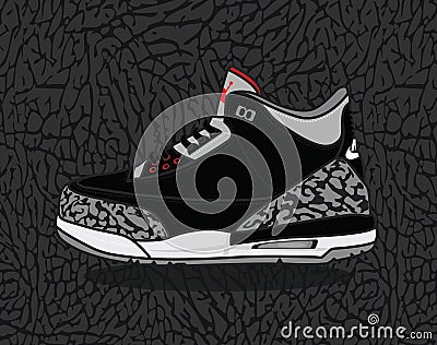 Air Jordan 3 Stock Photo